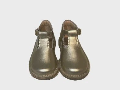 Pinocchio P1612 goud metallic bandschoentje