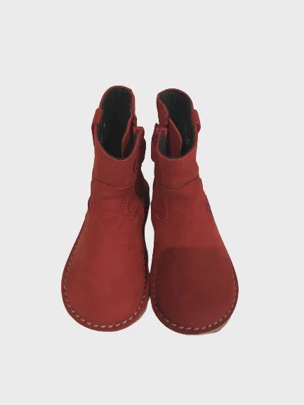 Pinocchio P1603 laarsje nubuck rood