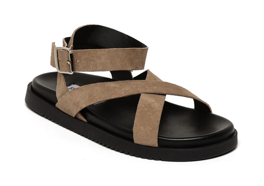 Steve Madden Woman Sandaal Mybestie-E Taupe Suede