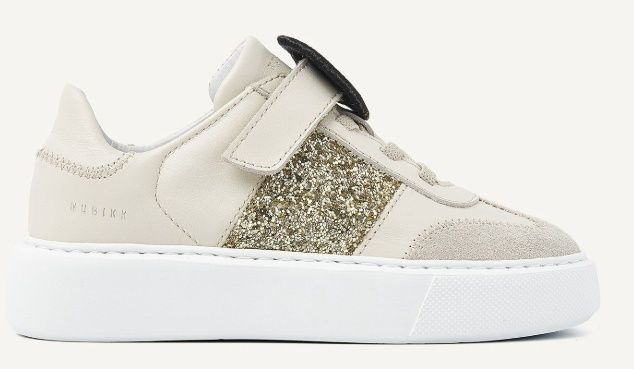 Nubikk Sneaker meisje Beige glitter