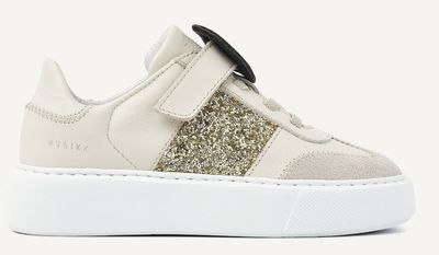 Nubikk Sneaker meisje Beige glitter