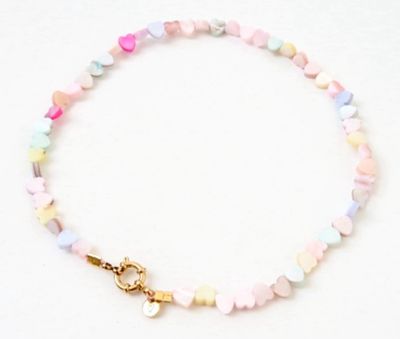 Necklace | Seashelly hearts pastel
