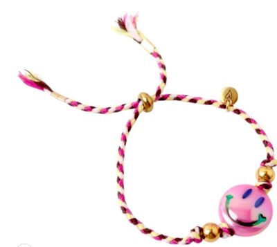 Bracelet | Happy smiley fuchsia