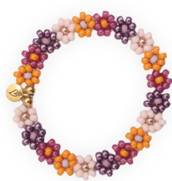 Bracelet | Daisy 4 colors fuchsia T2
