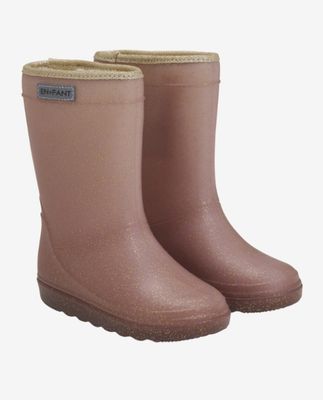4612 Enfant thermoboots glitter Rose taupe