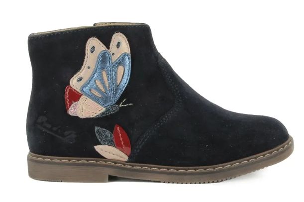 Pom d'Api  City Fly Velvet Boots | Navy blue