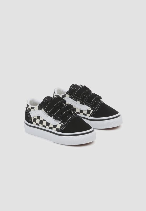 Vans Slip-On V Crib CHBD CHKR BLKWH
