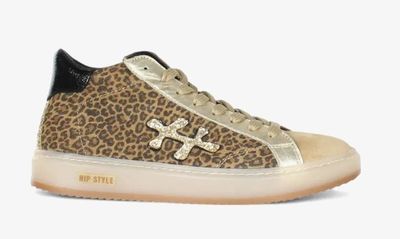 H1109 halfhoog Beige combi