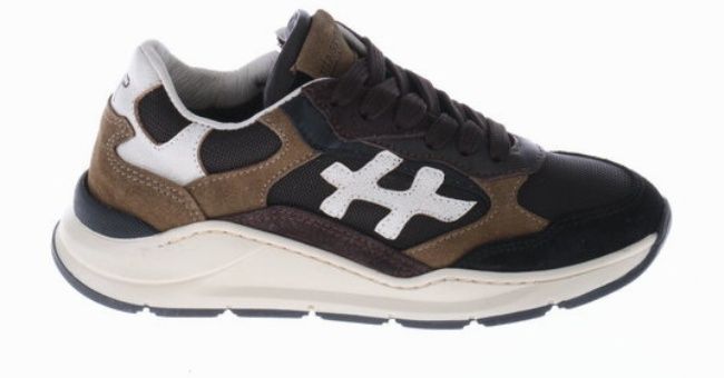 H1929 jongens sneaker black combi