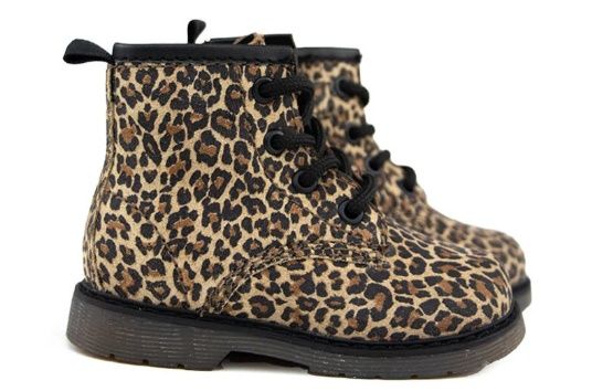 P1141 Combat boots leopard