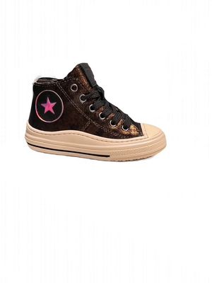 P1113 Halfhoog meisjes sneaker Brons - Combi / U - Combi