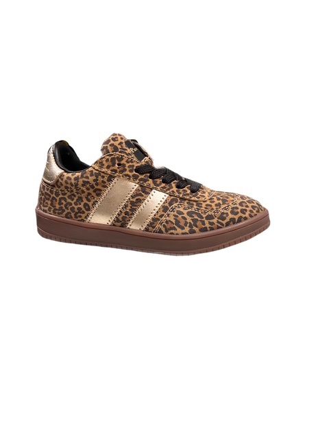 P1103 meisjes sneaker leopard