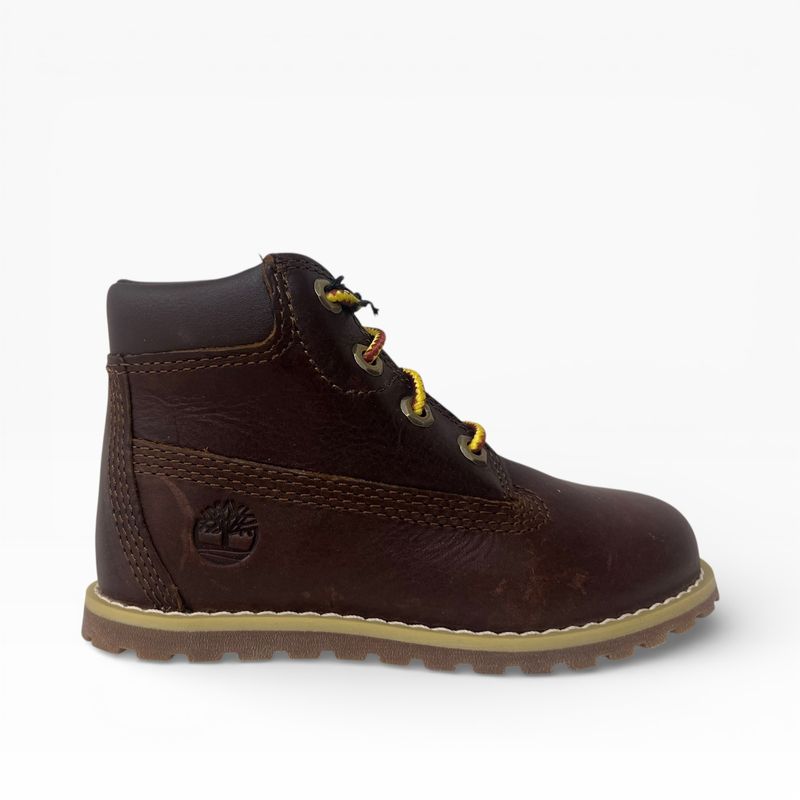 Timberland Pokey Pine boots met rits dk brown
