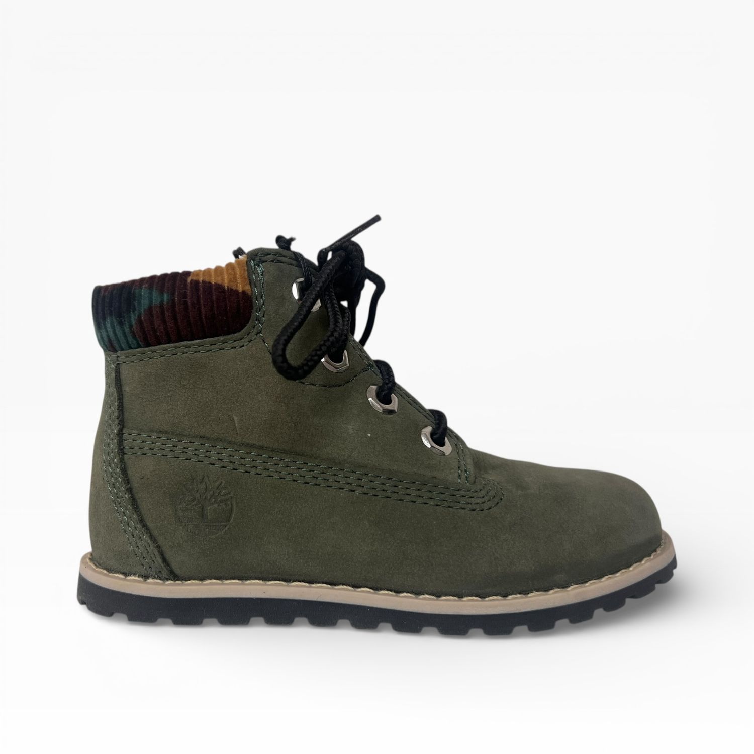 Timberland Pokey Pine boots met rits groen