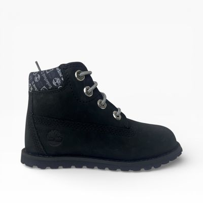 Timberland Pokey Pine boots rits zwart nubuck