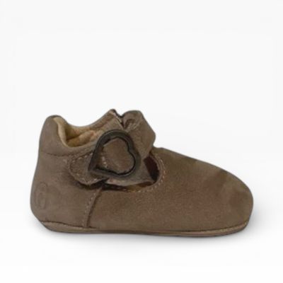 Shoesme BP24W003-A Meisjes bandschoentje baby-proof Taupe