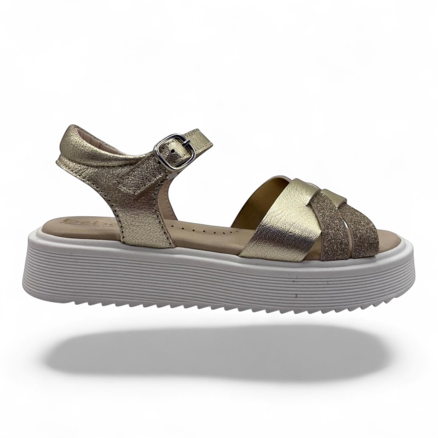 Beberlis Sandaal Gold Glitter