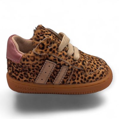 BN25W002-H Leopard Babyschoenen cognac Suede