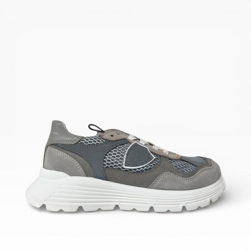82151 Philippe Model jongens sneaker licht grijs