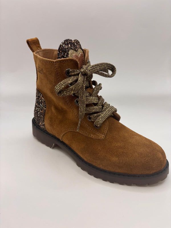 CL20210 2C-MC Laarsje glitter bruin