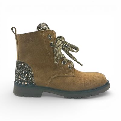CL20210 2C-MC Laarsje glitter bruin
