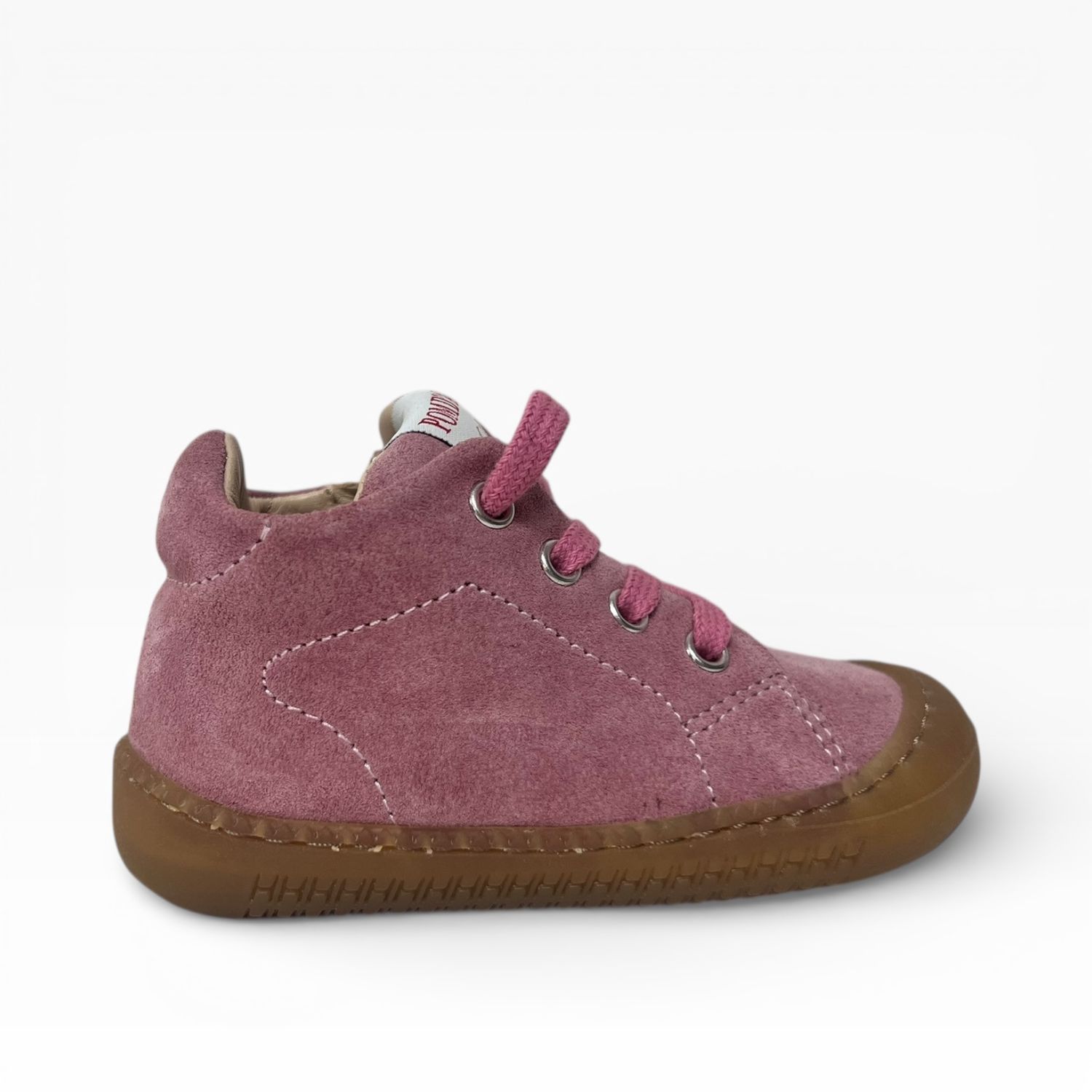 Pom D'api YAKA WALK Cuir velours Rose