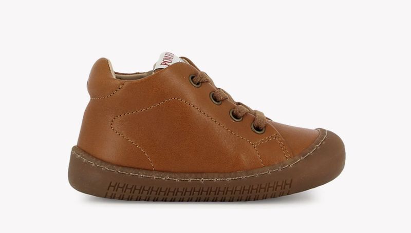 Pom D'api Yaka Walk Cuir lisse Marron