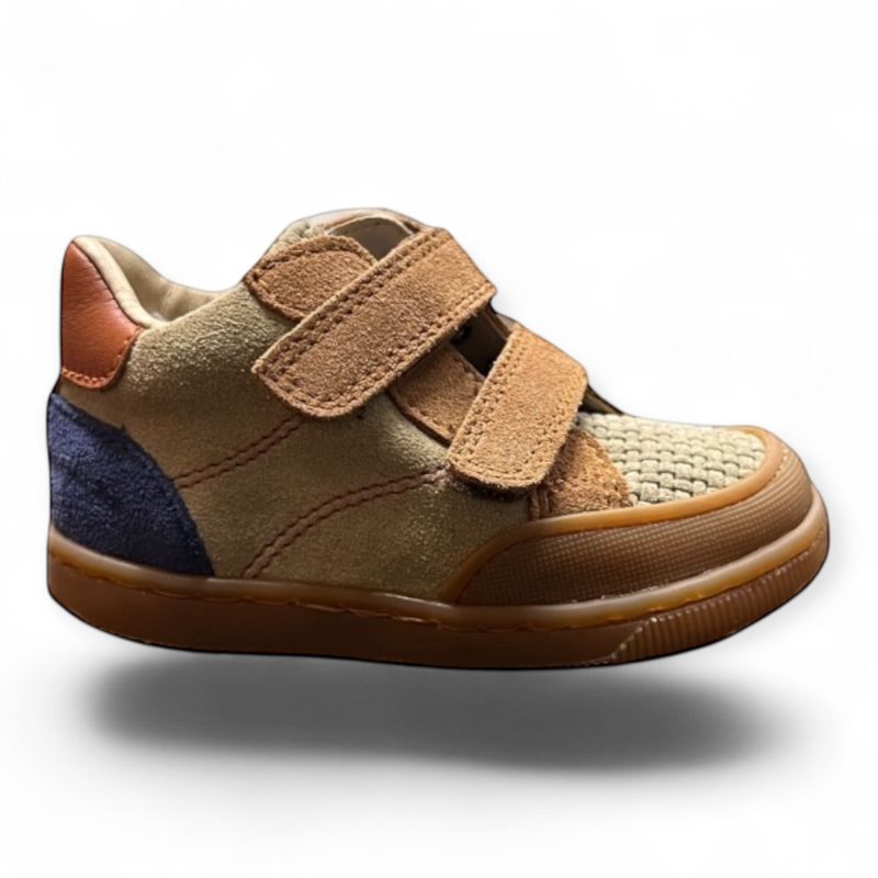 FALCOTTO INOS VL SUEDE WOVEN SPAZZ. STONE-AZUR