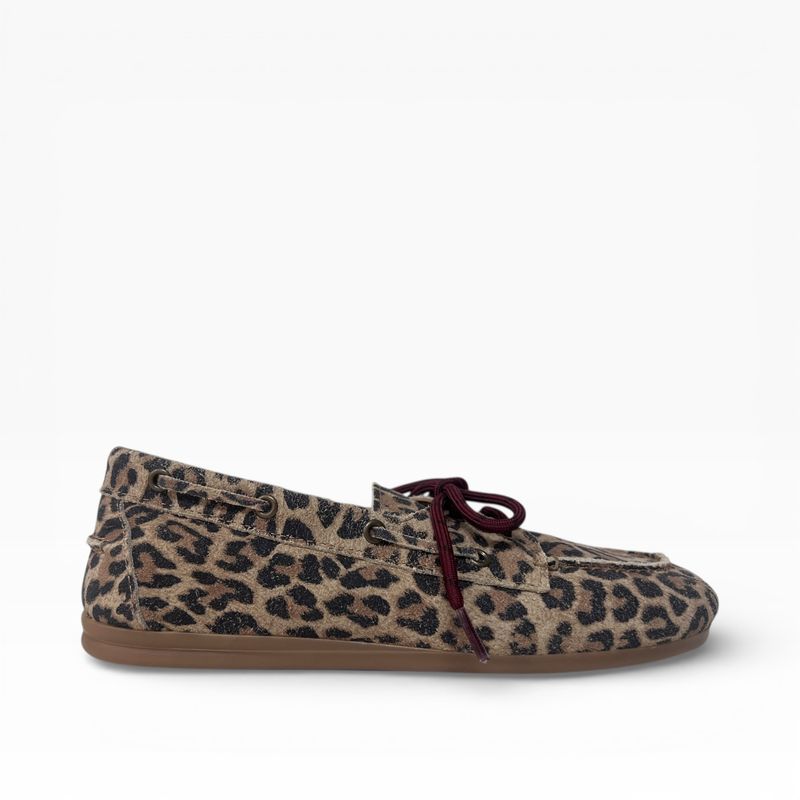 Shoecolate loafer loam leopard