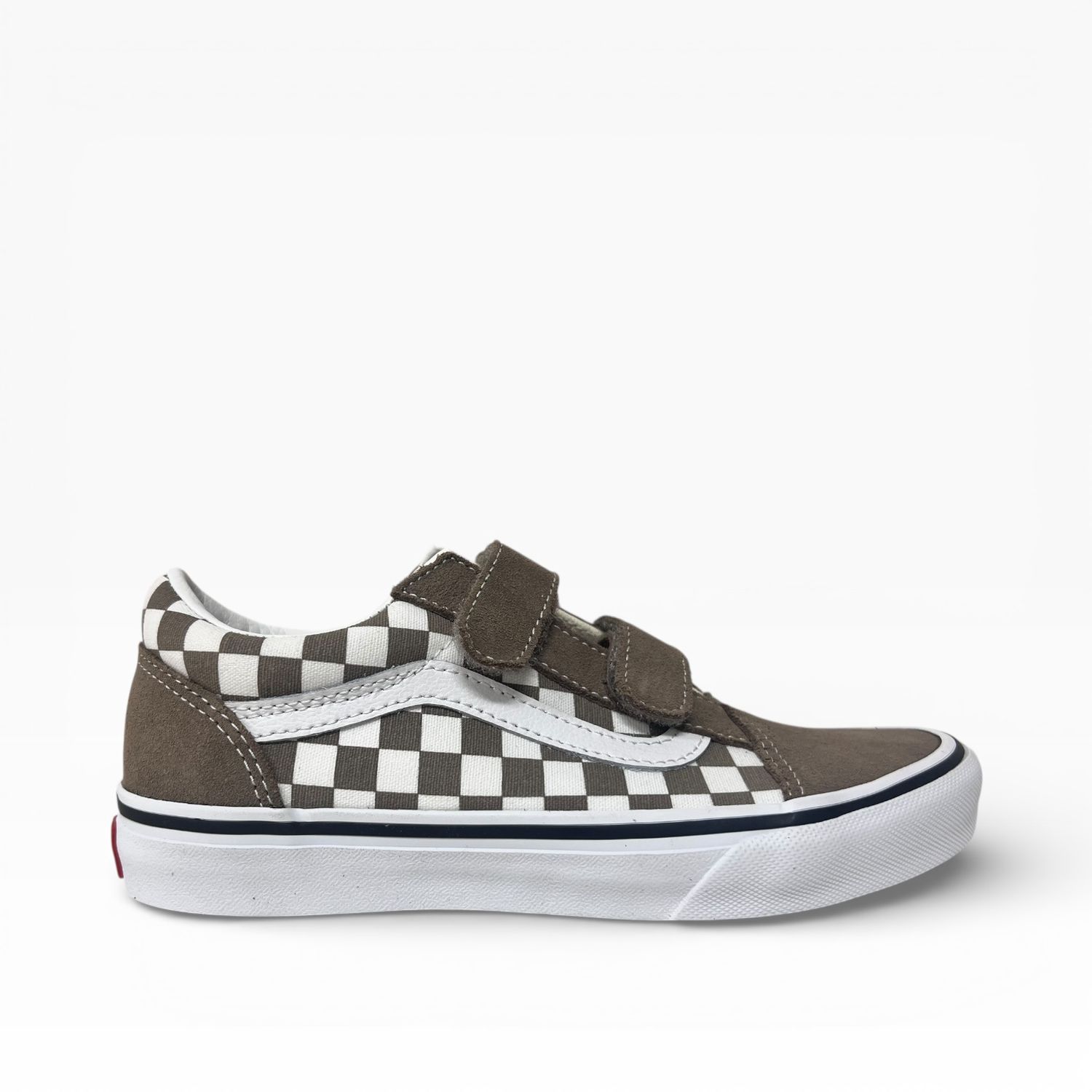 Vans Beige Old skool checkerd sneaker