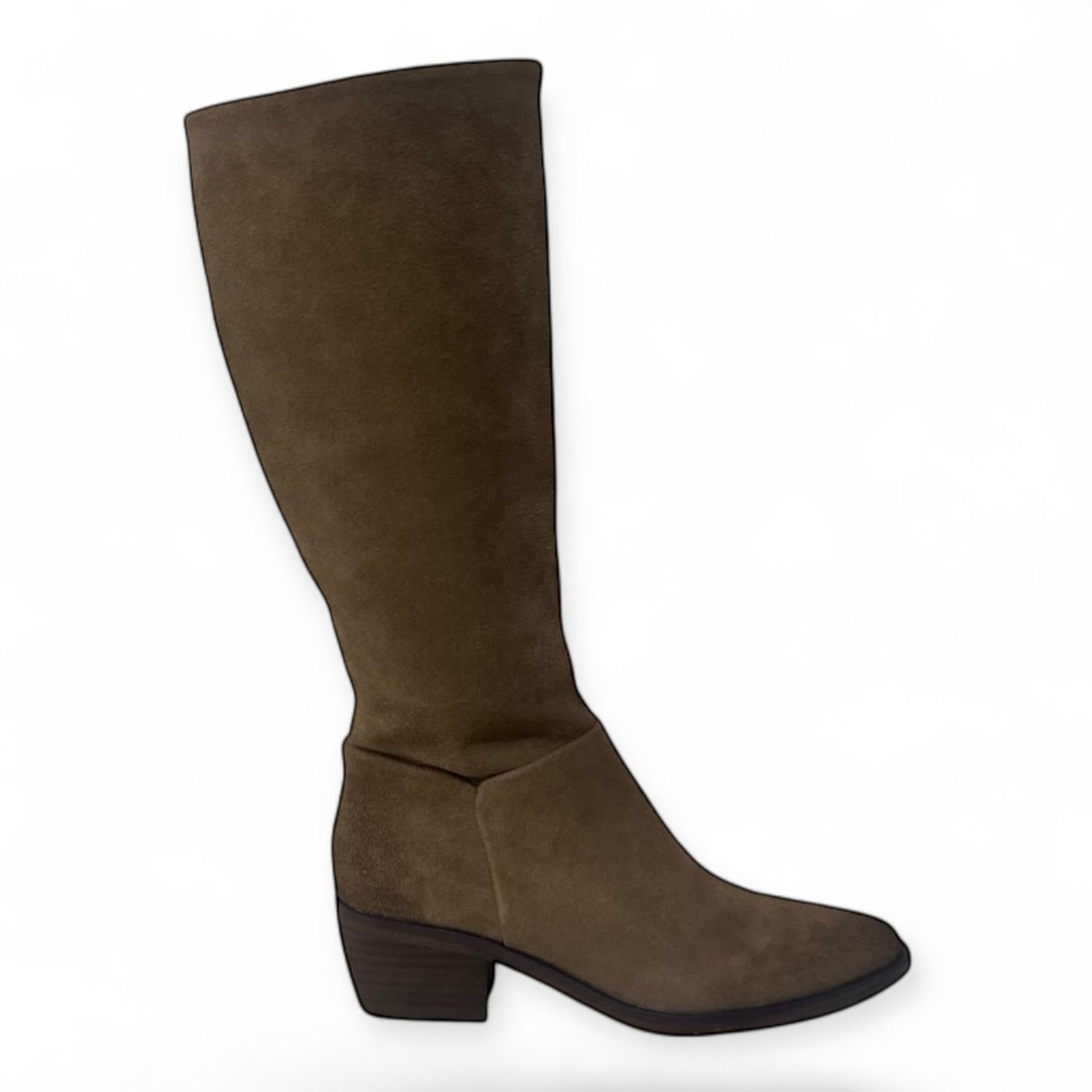 Shoecolate Suede Hoge laars Taupe