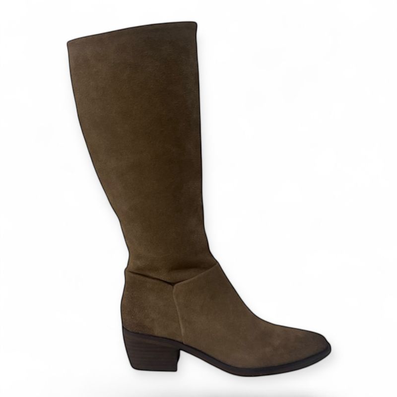 Shoecolate Suede Hoge laars Taupe