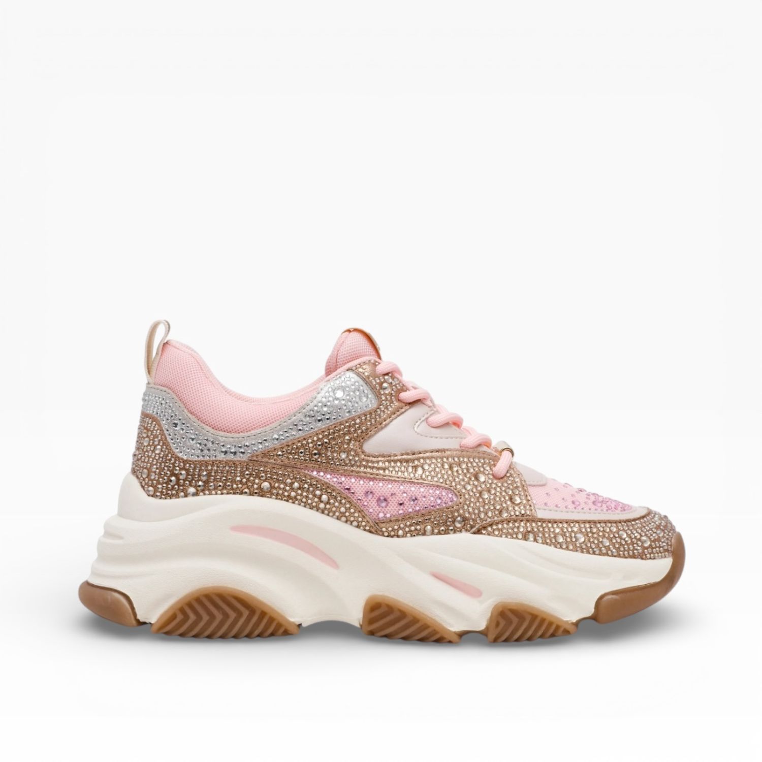 Steve Madden jprivy sneaker pink silver glitter