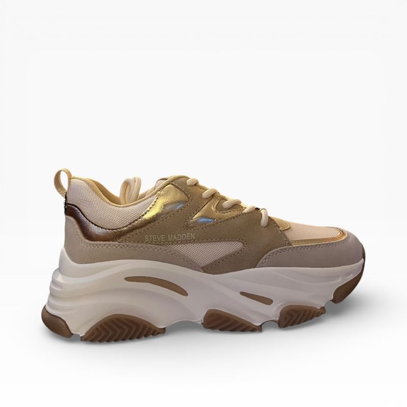 Steve Madden progressive  sneaker licht brons
