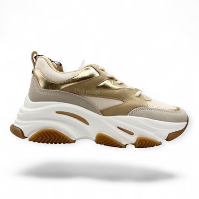 Steve Madden progressive  sneaker licht brons
