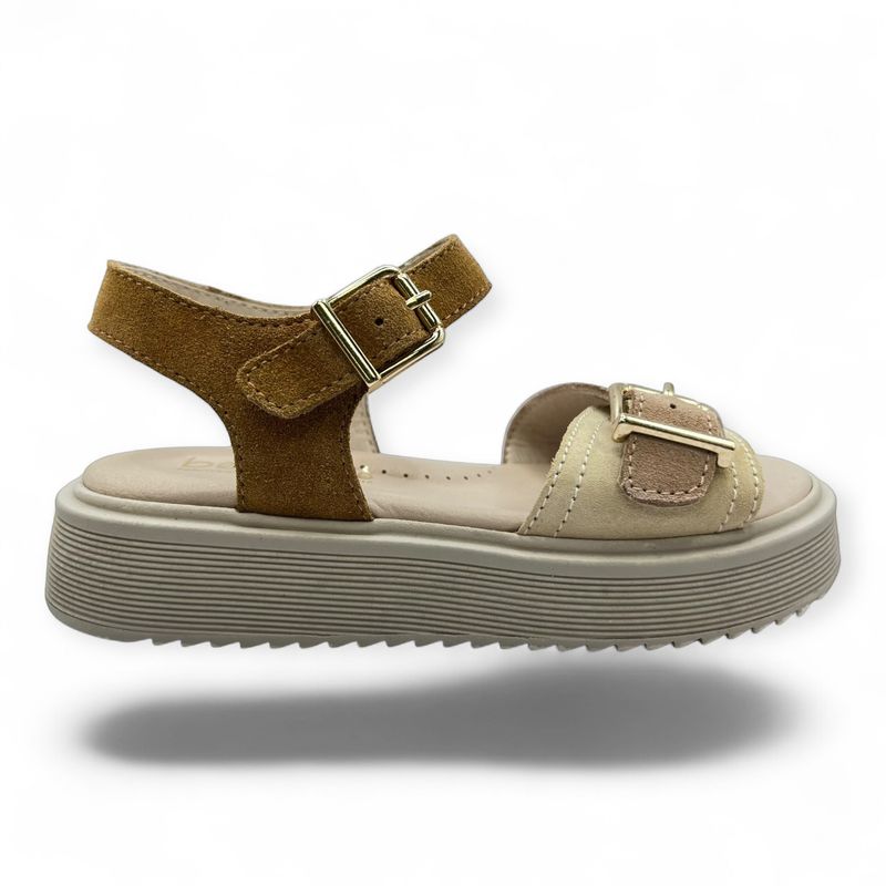 beberlis sandaal london cheyenne beige/sand