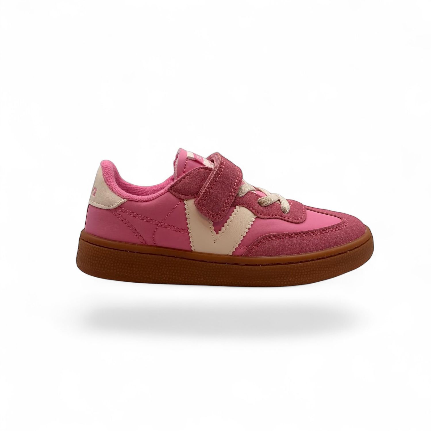 1256109 Victoria sneaker fucsia elastische veters