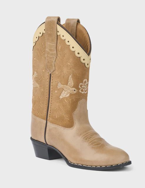 Bootstock Limited cowboy boots high - Beige suede