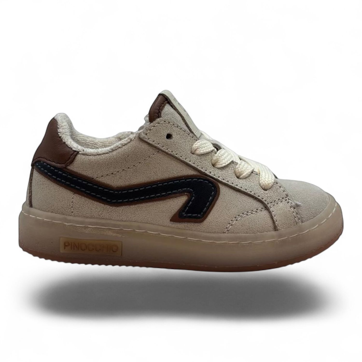 P1516 Jongens sneaker Beige combi