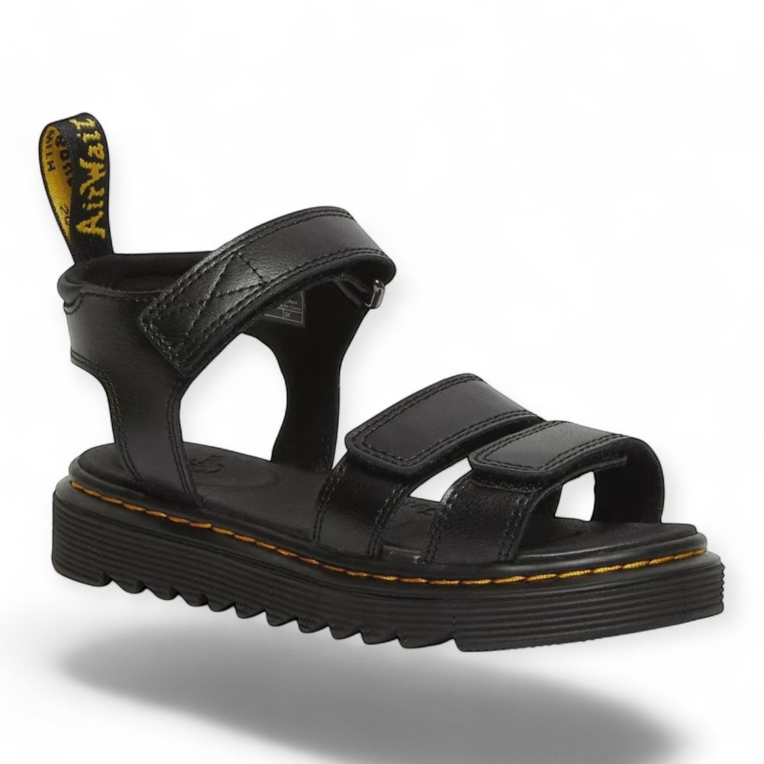 Dr. Martens Peuter Klaire Leren sandalen T Black