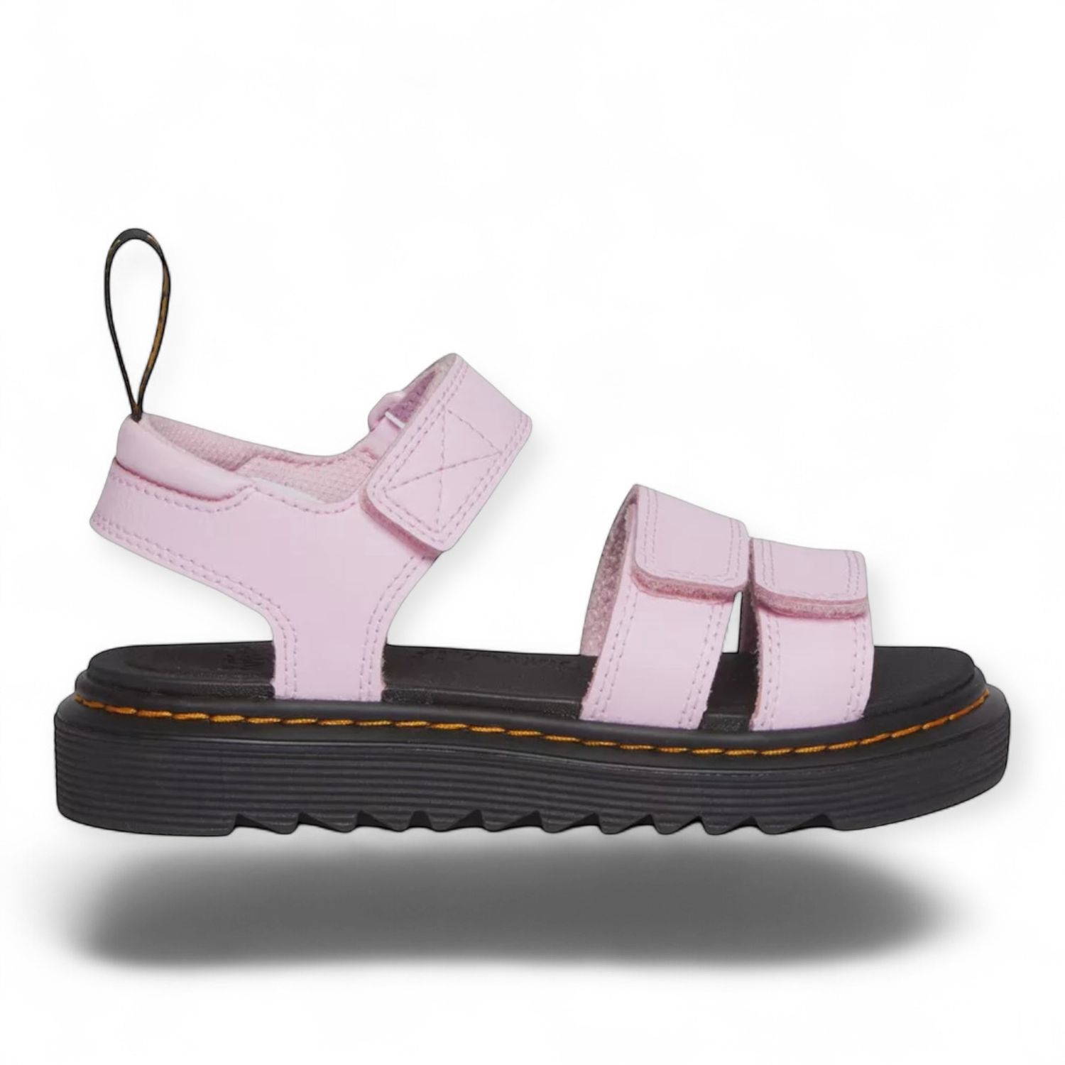 Dr. Martens  Klaire Athena Leren Velcro Sandalen Pale Pink