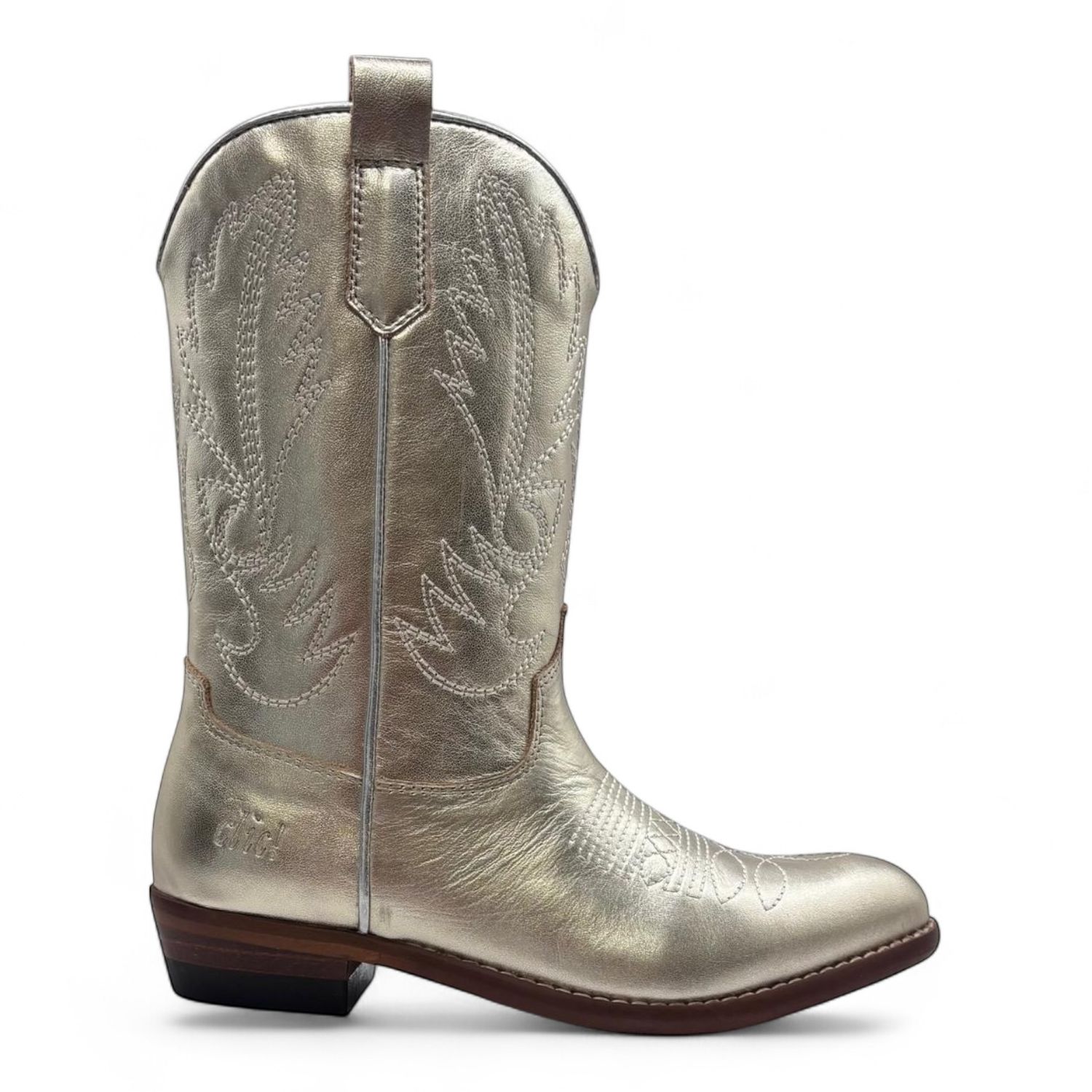 Clic 20200 Western laars leer Platina