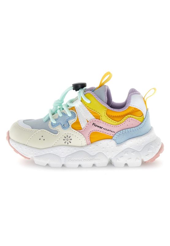 YAMANO 3 JUNIOR. E-CALF/NYLON MINT-PINK-ZUCCA