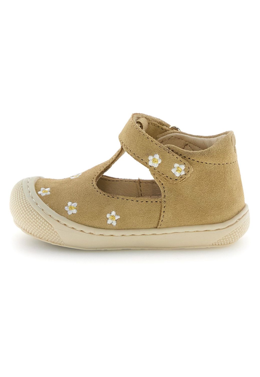 NATURINO INDIS EMBR SUEDE EMBR.DAISIES SAND