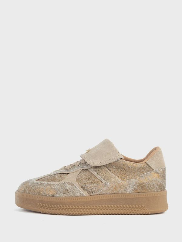 Babouche Ira | Sneaker Gold/Beige
