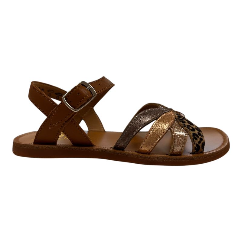 Pom D'api Plagette Otto Cuero - Cuivre