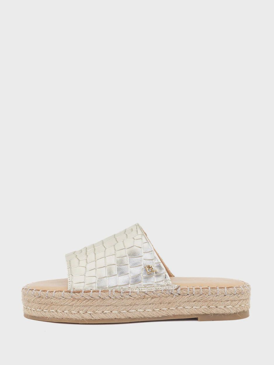 Babouche Tiffy | Espadrilles Goud