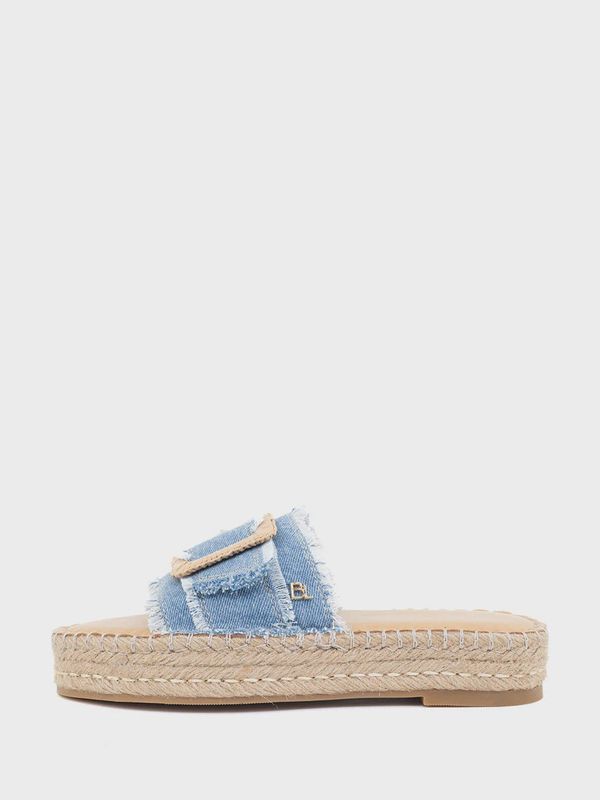 Babouche Joan | Espadrilles Licht Blauw