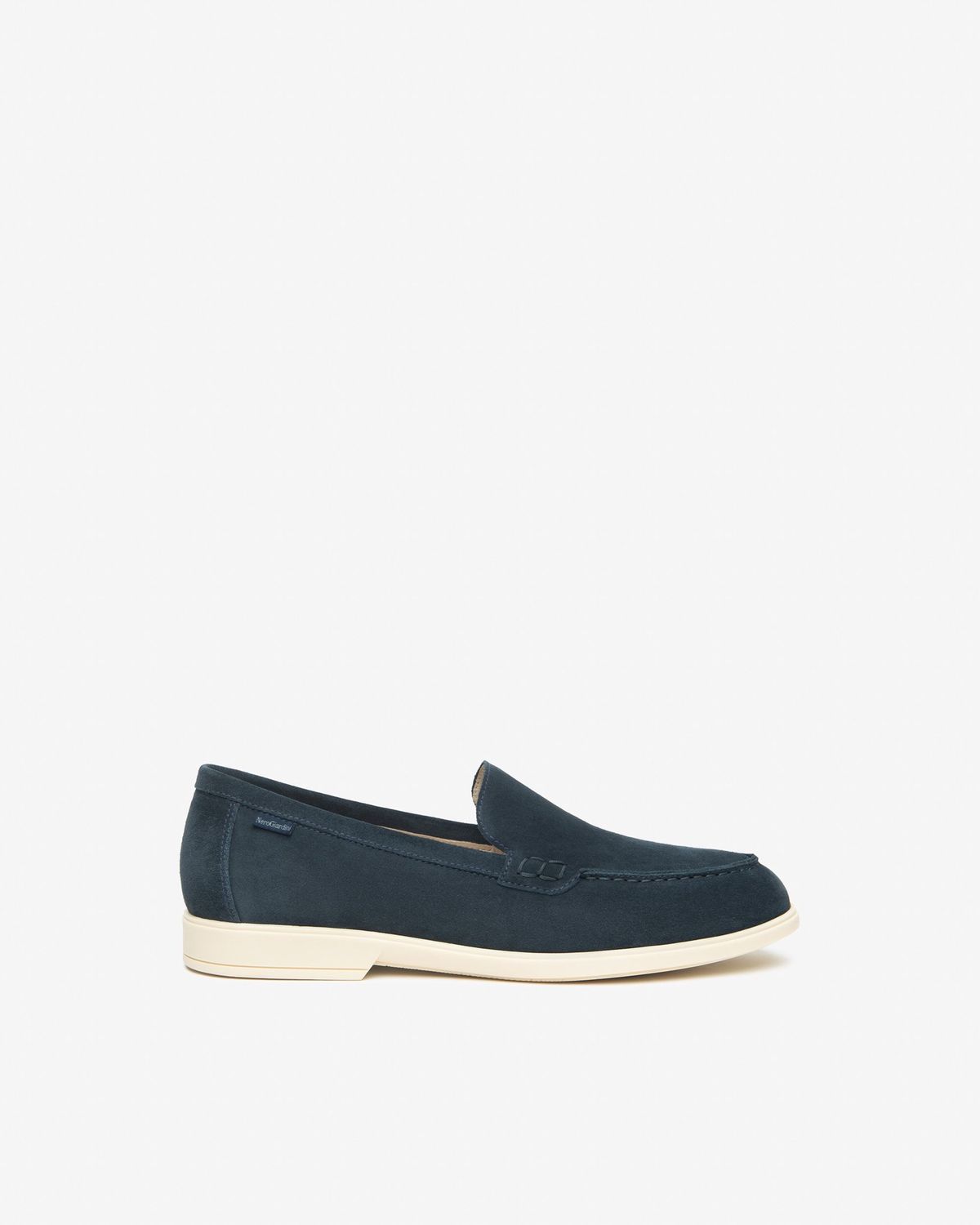 NeroGiardini E601060U_207 Men’s Suede Loafers Dark Bleu