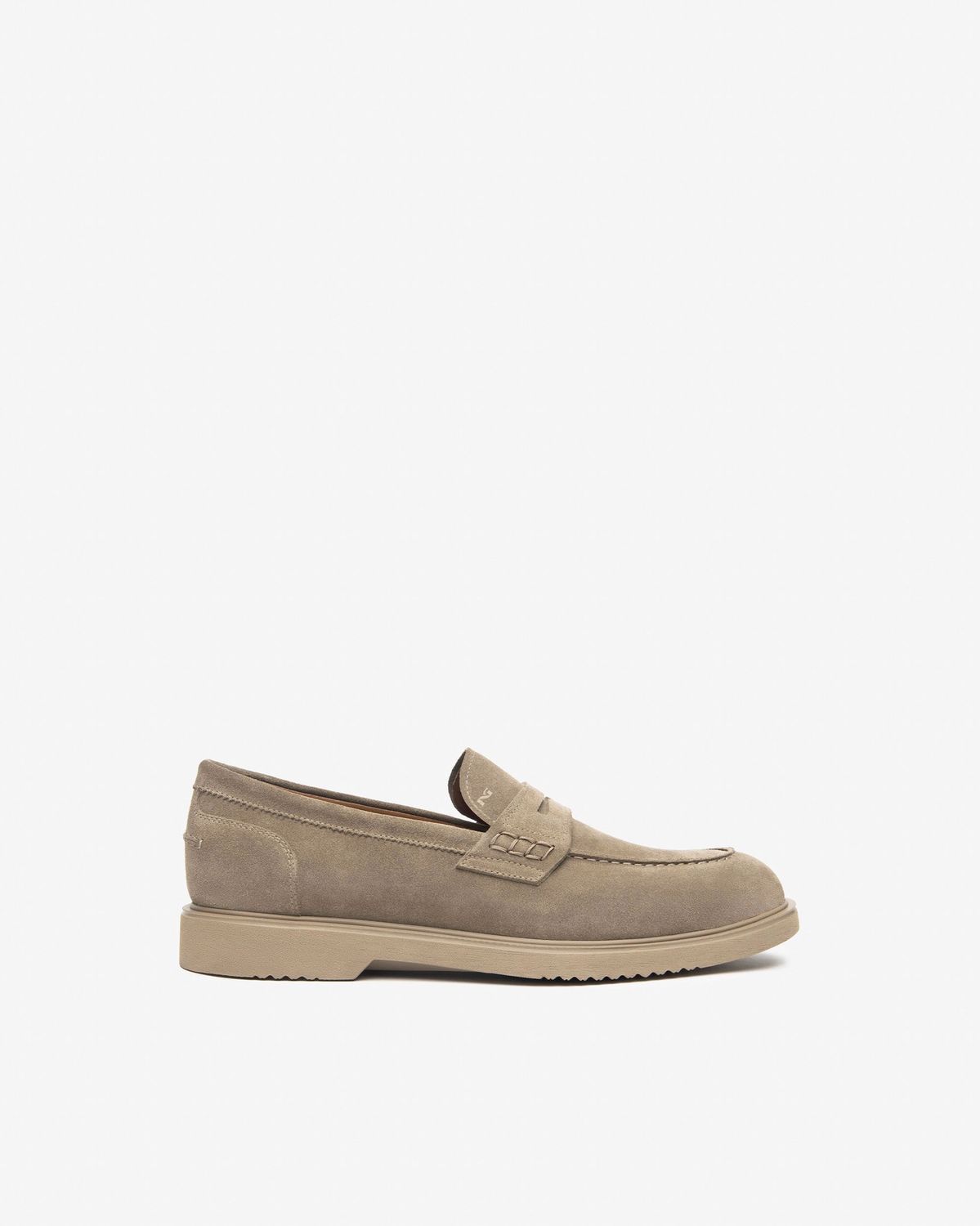 NeroGiardini E500610U_501 Men’s Suede Loafers Sand / Beige